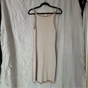 Abercrombie chevron boat neck knit dress